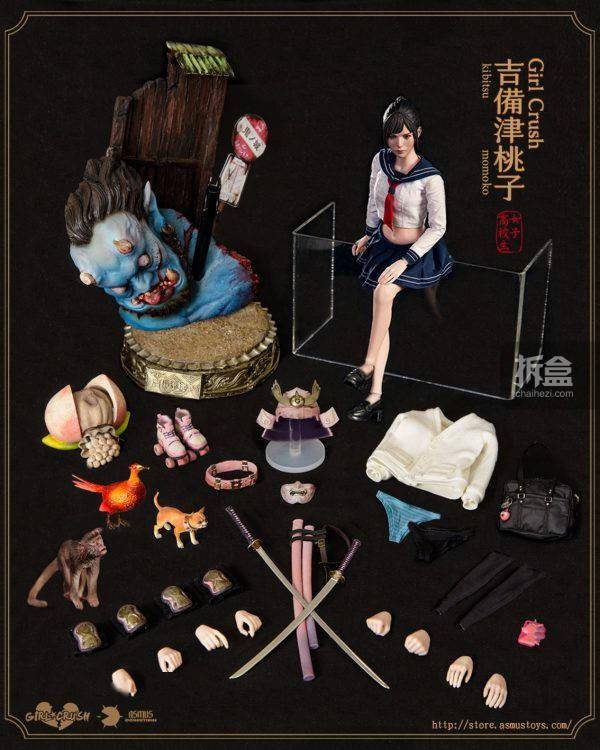 决色手机壳:ASMUS TOYS 爆裂女孩 第二弹 吉备津桃子1/6可动人偶-第28张图片-太平洋在线下载